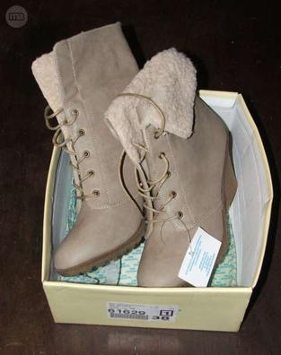 Botines beige marypaz Zapatos y calzado de mujer de segunda mano