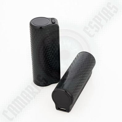 Grabadora digital activada por voz de 8GB Grabadora de audio espía Pequeña  grabadora oculta de dictáfono (Negro)