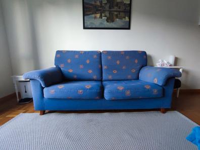 Fundas sofas 3 y 2 plazas ajustables con tres cojines Sofás, sillones y  sillas de segunda mano baratos