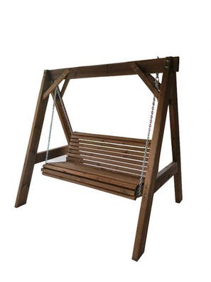 Columpio De Tabla Para Jardín REDCAMP - Cuerda Ajustable 180 Cm, Antideslizante, Para Niños Desde 3 Años Y Hasta 90 Kg, Goma Negra Resistente