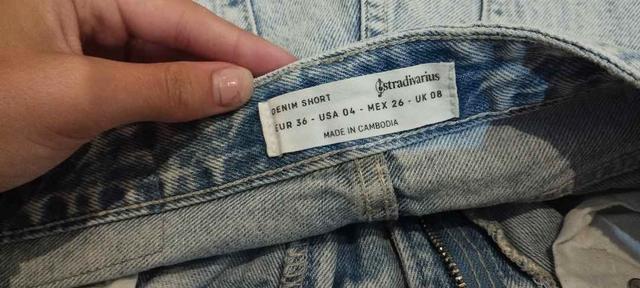 Stradivarius pantalones cortos vaqueros hot sale