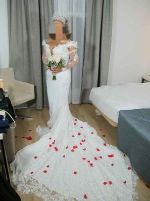 Vestido de novia toquilla de pronovias Vestidos y trajes de de segunda mano baratos en Madrid Provincia | Milanuncios