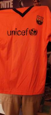 Milanuncios - Camiseta naranja FC barcelona