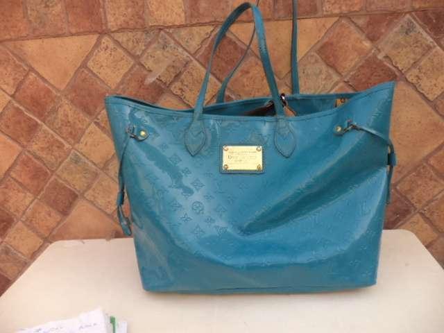 Bolso azul louis discount vuitton