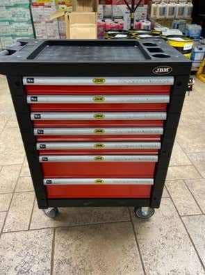 Milanuncios Carro con herramientas jbm rojo