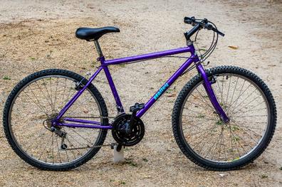 Bicicleta morada de segunda mano Milanuncios