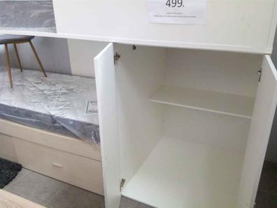 CAMA TREN 2 CAMAS MATT COLOR BLANCO / NATURAL – Muebles de calidad al mejor  precio