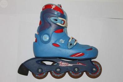 Patines en línea con dos frenos para niño y niña, zapatos de patinaje  ajustables, Unisex, con