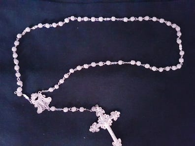 Rosario plata bisutería de segunda mano | Milanuncios