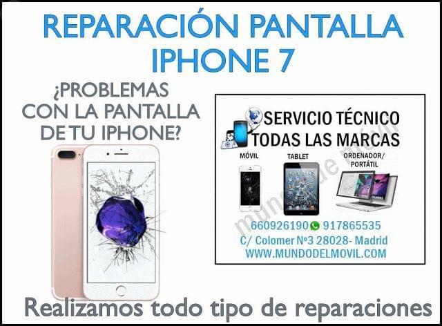 Cambiar Pantalla iPhone 7 - Reparar Ordenadores