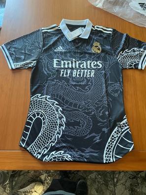 Camiseta real madrid online negra dragon