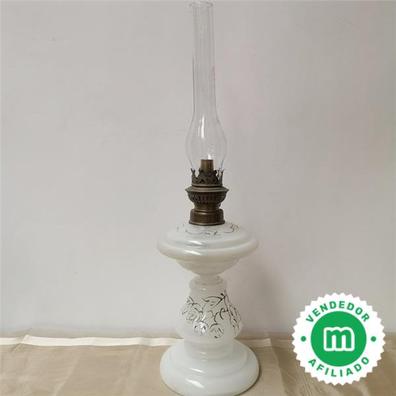 Lámpara colgante sin cable, funciona con pilas, sin cable, lámpara colgante  de mediados de siglo, lámpara colgante de techo de vidrio con globo blanco