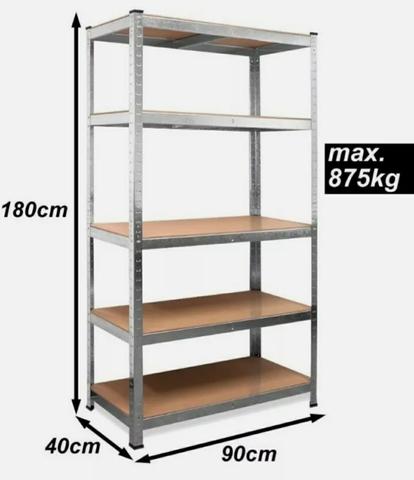 Milanuncios - Módulo de 5 estanterías para trastero