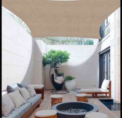 Toldo lateral para balcón, 140 x 250 cm, color marrón para el hogar y el  jardín, para exteriores y exteriores, sombrillas y parasoles: :  Jardín