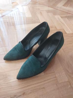 Zapatos tacon verde online botella