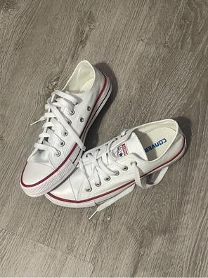 Converse blancas clearance bajas talla 35