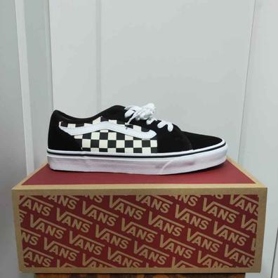 Vans negras sin online cordones