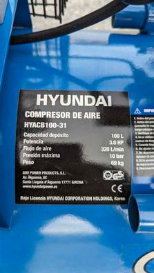 Compresor de aire de profesional con certificado CE, 100 litros 3 cv 10  bares