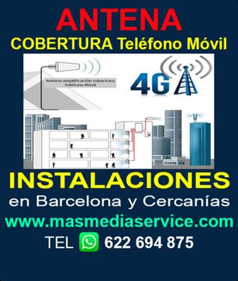 Amplificador de señal de teléfono celular, amplificador de señal de  teléfono celular de alta ganancia repetidor mejora CDMA soporte para iOS,  para