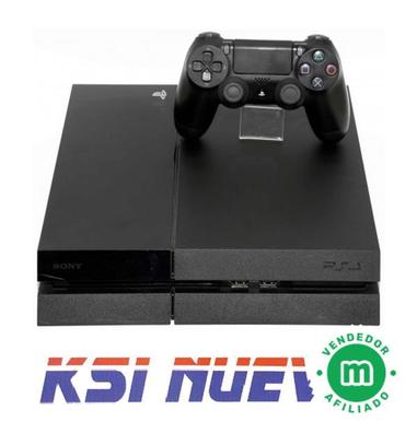 Consola Playstation PS4 FAT 1TB con mando Negro + Cables de segunda mano