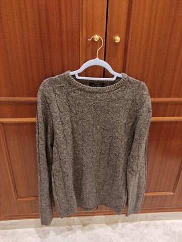 Milanuncios Jersey gris Bershka de hombre talla M