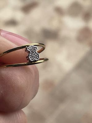 Vendo anillo oro blanco y diamantes tous de segunda mano para