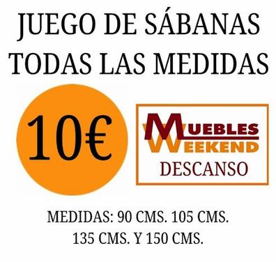 Milanuncios - Sábanas Ajustables, 135x190 y 160x200
