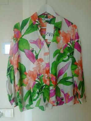 Blusa zara verde Moda y complementos de segunda mano barata