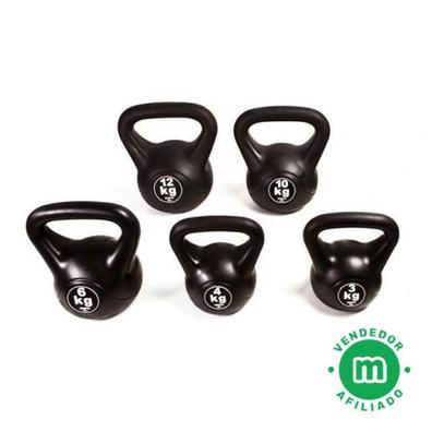 Kit Set 5 Pesas Rusas 2/3/4/5/6kg Kettblells Pvc Gym Fitness