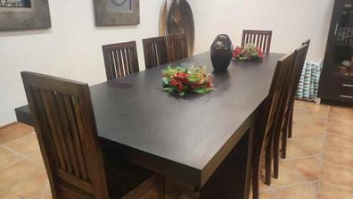 Milanuncios - Mesa grande de comedor de madera maciza