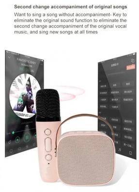 2023 Nuevo micrófono inalámbrico Bluetooth para Karaoke, reproductor de  música, altavoz KTV, música para niños, juguetes para escenario, música,  canto, grabadora de regalo para niños – Los mejores productos en la tienda