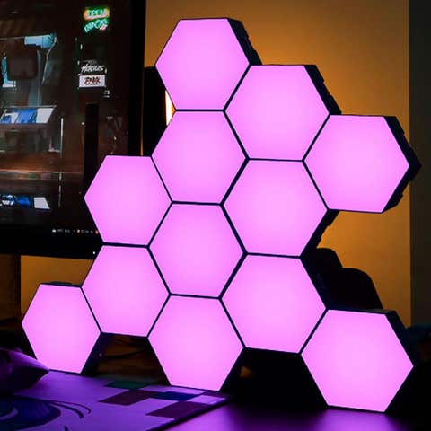 Milanuncios - 12 Paneles LED hexagonales RGB