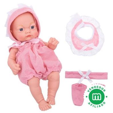 Muñeca Interactiva Baby Born Niña Vestido Rosa 43 cm. - Juguetilandia