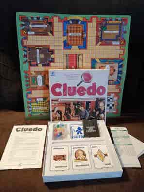 Antique Board Clue Juego Cartas Milanuncios Cluedo Antiguo Borrás
