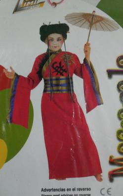Disfraz geisha mujer de segunda mano por 5 EUR en A Coruña en WALLAPOP