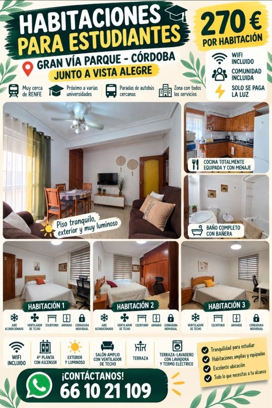 Fotografía del inmueble reportado: 270 €/mes — Córdoba, Córdoba