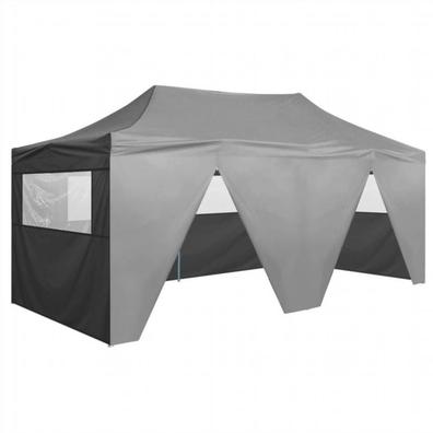 Carpa plegable profesional con estructura de acero 2x2 m en color blanco  VidaXL 48886