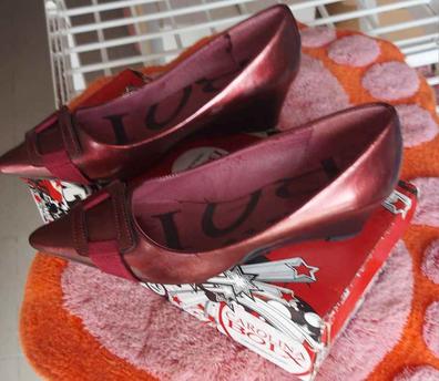 zapatos flamenco sevillana mujer rojo de segunda mano por 15 EUR