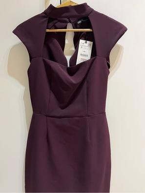 Vestido morado zara de segunda mano para mujer Milanuncios