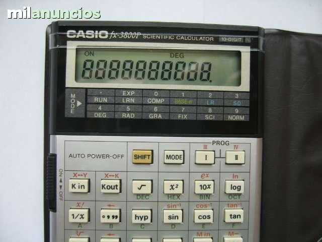 Milanuncios CASIO FX 3800P Calculadora 1986