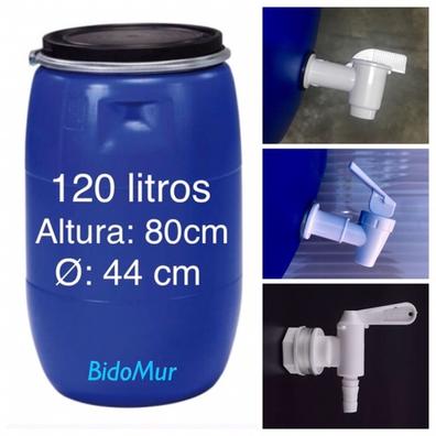 Deposito agua 20 litros rectangular grifo metálico con soporte