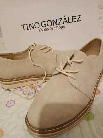 Milanuncios Zapatos beige Tino Gonz lez