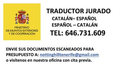 Traductor oficial catalán castellano.¡ Calidad al mejor precio!