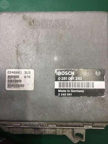 Calculateur Moteur (ECU) BMW E36 318 TDS - Réf. 0281001243 / 2245541, Occasion, Origine Allemagne