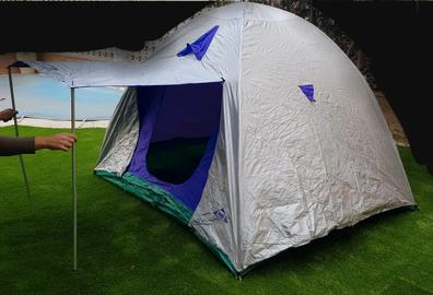 Tienda de campaña iglú para 4 personas con doble techo
