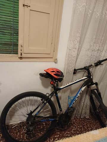 Milanuncios - Bicicleta Trek carretera negra azul