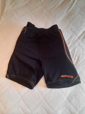 Pantalón de portero de fútbol Niños Kipsta F100 negro