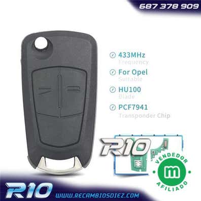 Carcasa Llave Inteligente Mando A Distancia Opel Corsa Astra Zafira Combo Agila