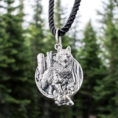 Cadenas y colgante cabeza de faraon de segunda mano para hombre