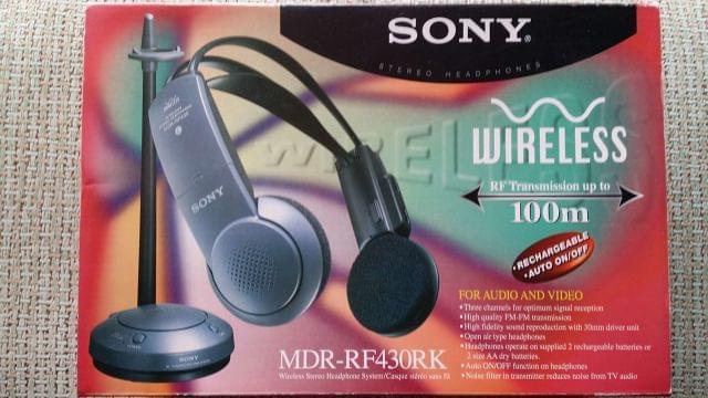 Auriculares inalámbricos para TV con diadema Sony de segunda mano